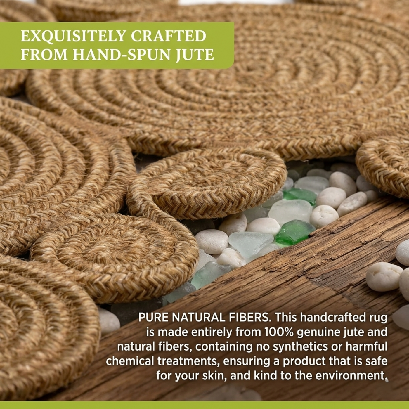 Handmade Jute Toilet Mat, Natural Bathroom Rug, Boho Toilet Floor Mat Size: 55 x 65 cm